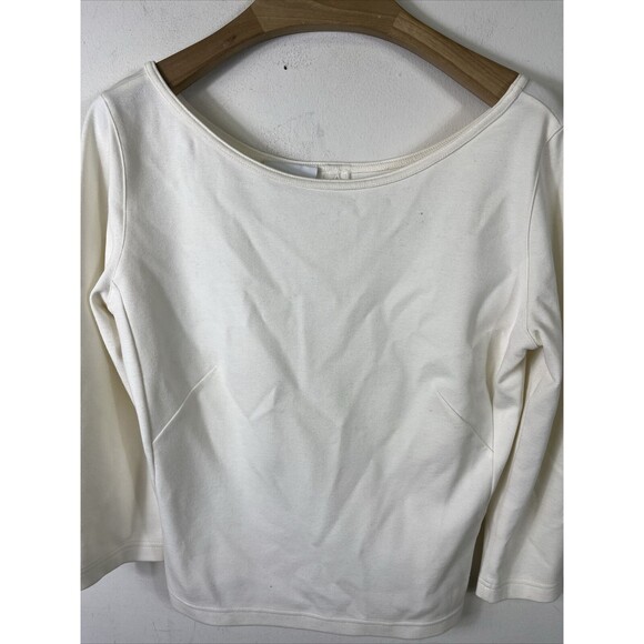 Akris Punto x Bergdof Goodman Womens Three-Quarter-Sleeve Jersey Top Sz 8 $395 - Picture 3 of 9